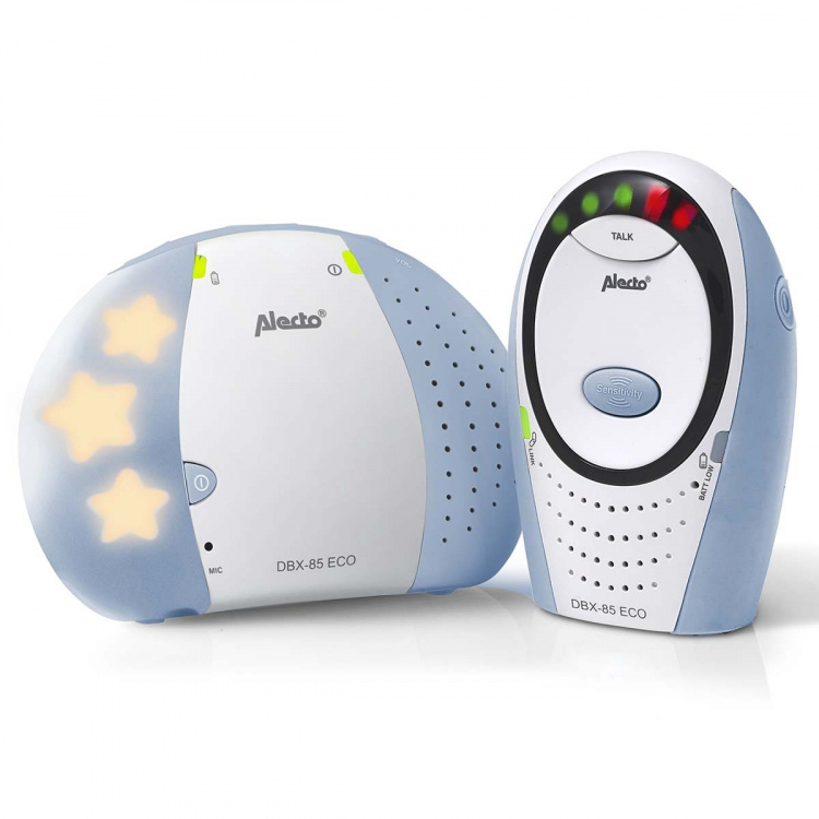 Alecto DBX-85 ECO Full Eco DECT babyalarm hvid / blå