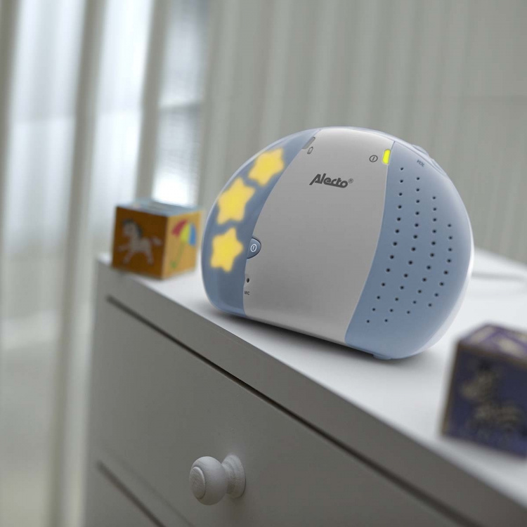Alecto DBX-85 ECO Full Eco DECT babyalarm hvid / blå