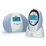Alecto DBX-88 ECO Full Eco DECT babyalarm med display hvid/blå