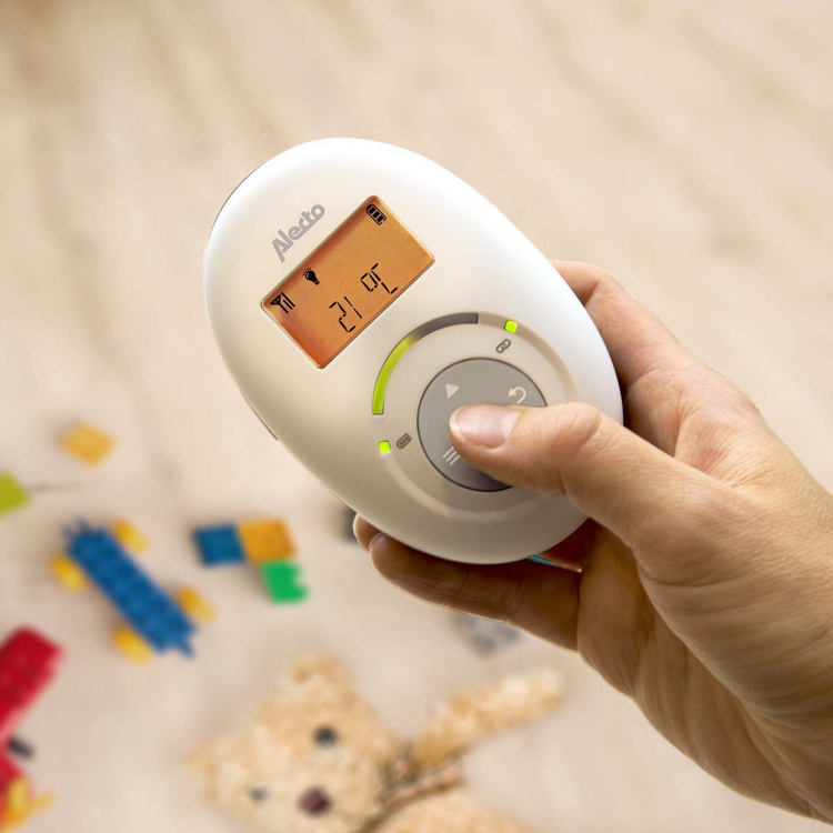 Alecto DBX120 Fuld Eco DECT babyalarm hvid/blå