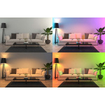 Alecto Smart LED-farvelampe med Wi-Fi E27 9W