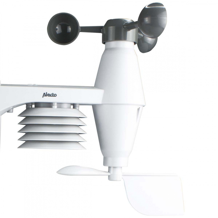 Alecto Professionel vejrstation med trådløs sensor sort