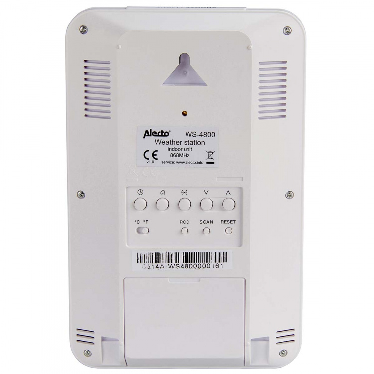 Alecto Professionel vejrstation med trådløs sensor hvid