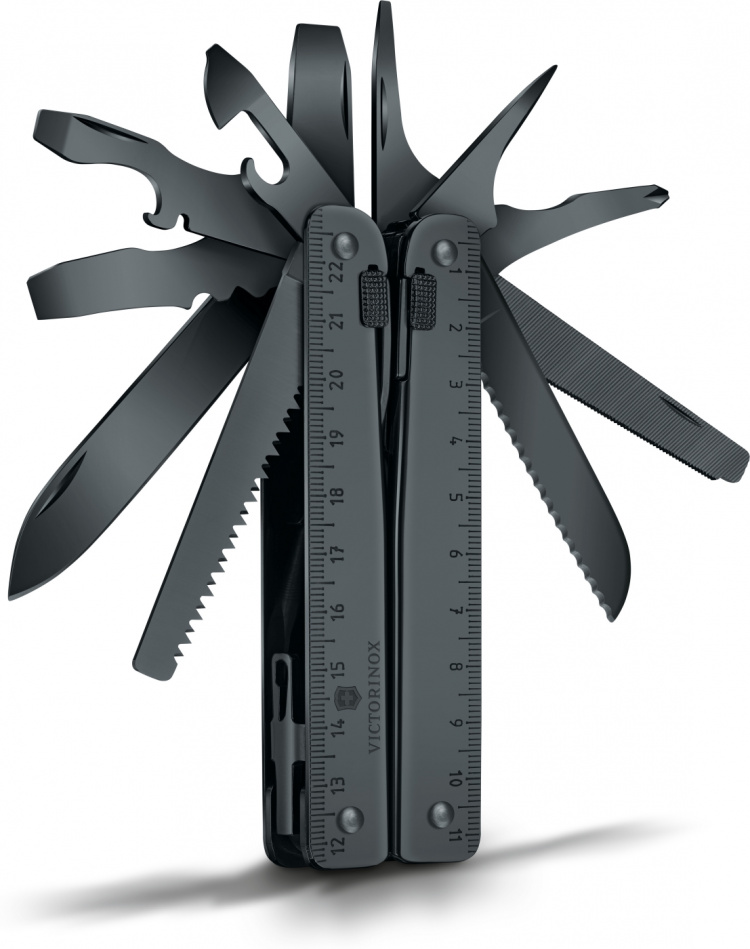 Victorinox SwissTool Burnished multifunction tool, black