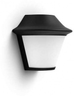 Philips Serres wall lamp black, E27