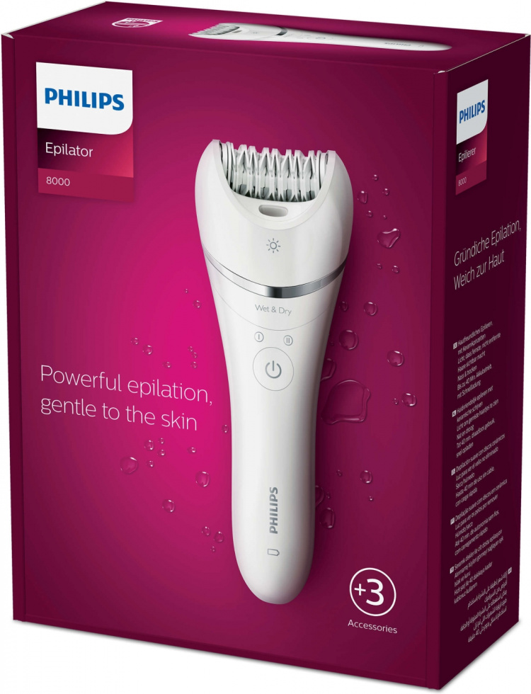 Philips Wet&Dry Series 8000 BRE700/00 epilator Philips Wet&Dry Series 8000 BRE700/00 epilator