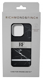 Richmond & Finch iPhone 13 Pro Freedom-etui, sort marmor