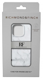 Richmond & Finch iPhone 13 Pro Freedom-etui, hvid marmor