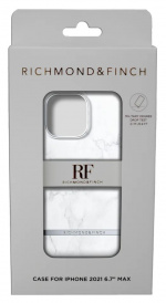 Richmond & Finch iPhone 13 Pro Max Freedom-etui, hvid marmor