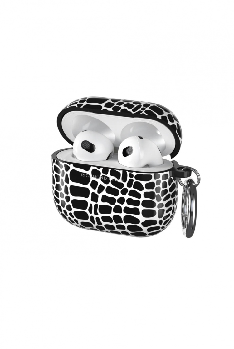 Richmond & Finch AirPods Gen. 3 etui, sort krokodille