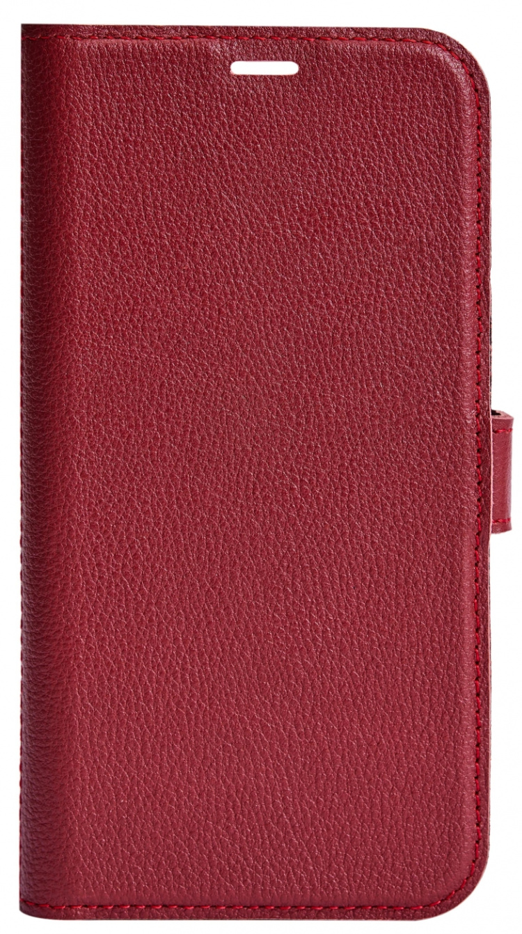Essentials iPhone 13 Pro leather wallet, detachable, Red