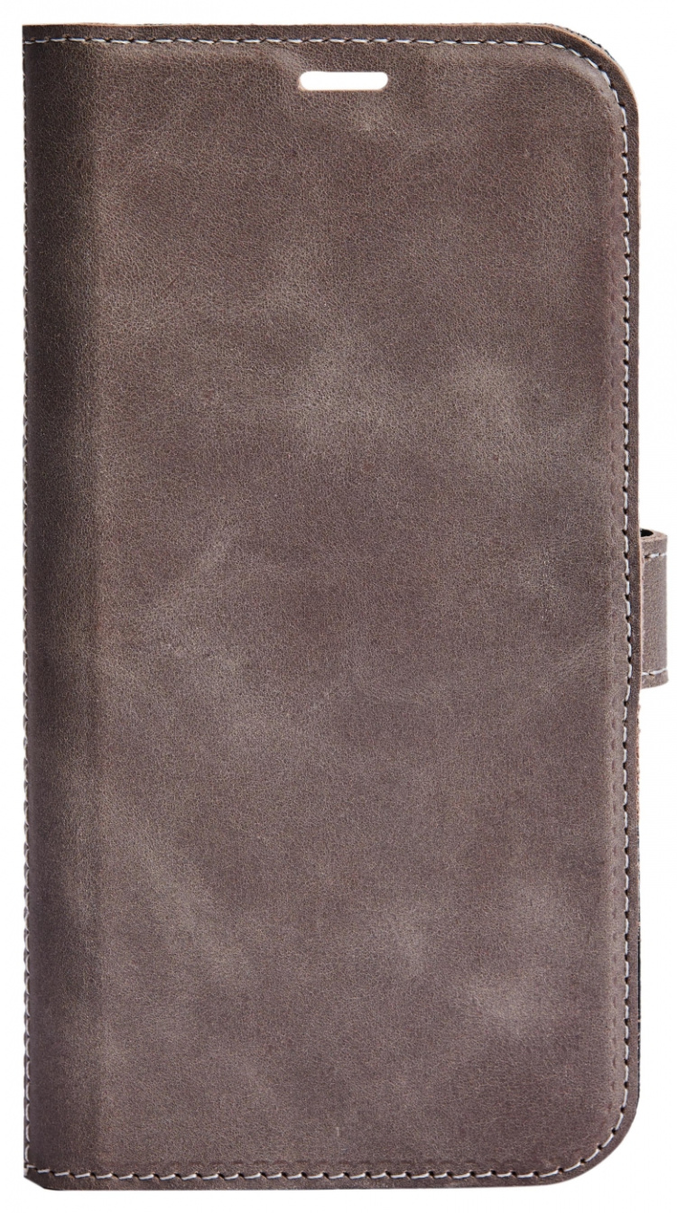 Essentials iPhone 13 Pro leather wallet, detachable, Grey