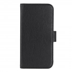 Essentials iPhone 13/14 PU wallet, detach, 3 card, Black