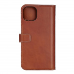 Essentials iPhone 13/14 Leather wallet, detachable,Brown