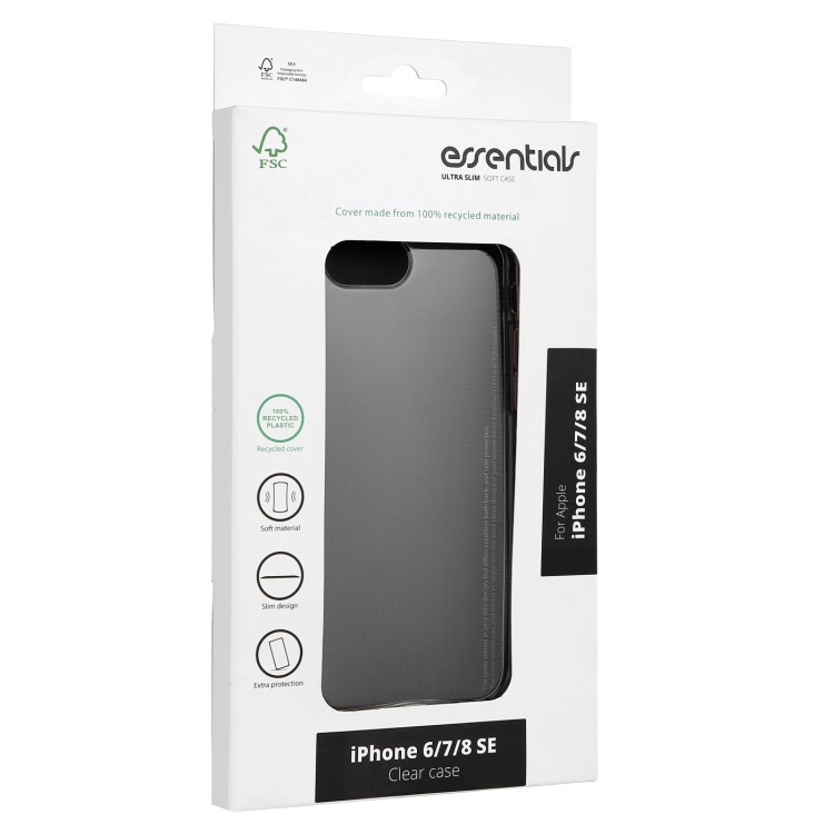 Essentials iPhone 6/7/8/SE (2020/2022) recycled TPU cover,trp