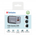 Verbatim GNC-35 GaN Charger 35W with 1 x USB-C® PD 35W