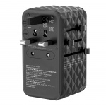 Verbatim UTA-06 GaN III Universal Travel Adapter with 2 x USB-C PD
