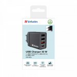 Verbatim CHR-30EU1 USB Charger 30W with 1 x USB-C® PD 20W
