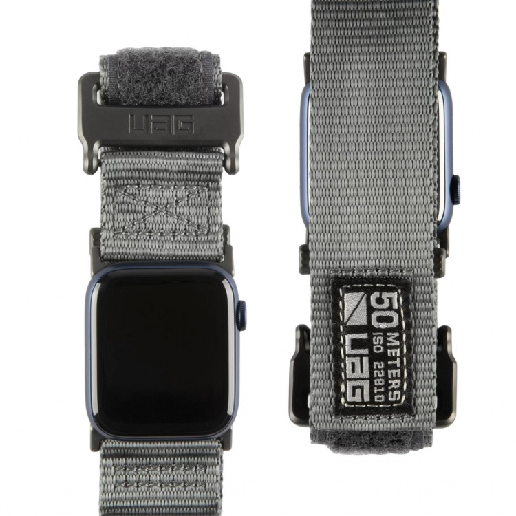 Urban Armor Gear Apple Watch 45/44/42mm Active Strap LE, Dark Grey