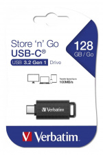Verbatim USB Drive 3.2 Gen 1 128GB Retractable USB-C