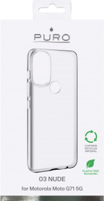 Puro Motorola Moto G71 0.3 Nude, Transparent