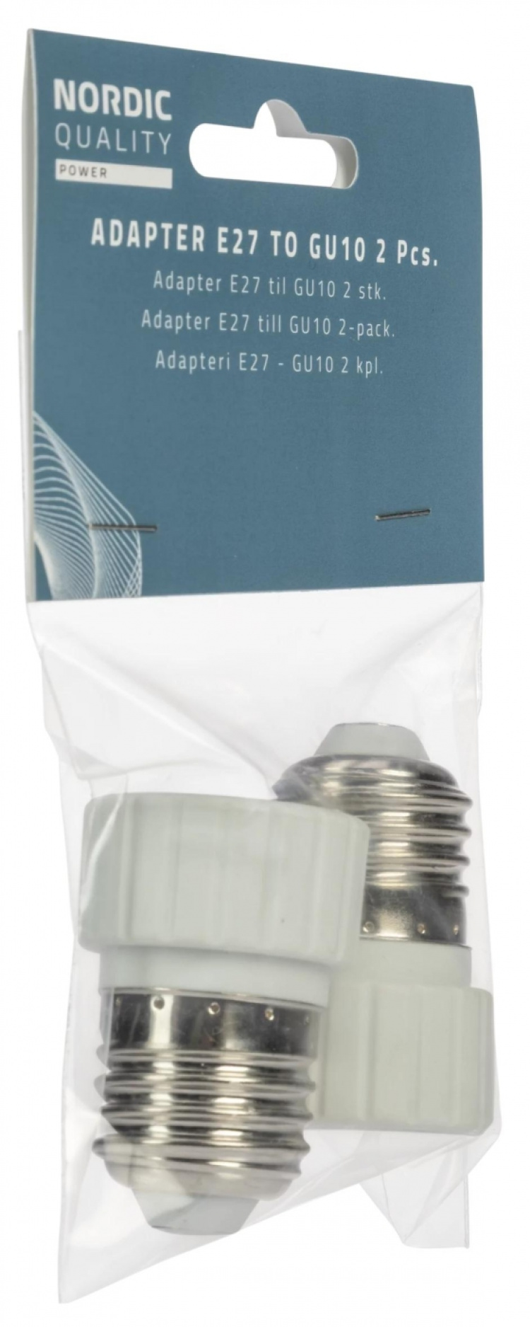 Nordic Quality Adapter E27 - GU10, 2st