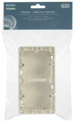 Nordic Quality ELKO Console 33 mm for 2 devices