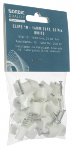 Nordic Quality kabelklipps 10-14mm