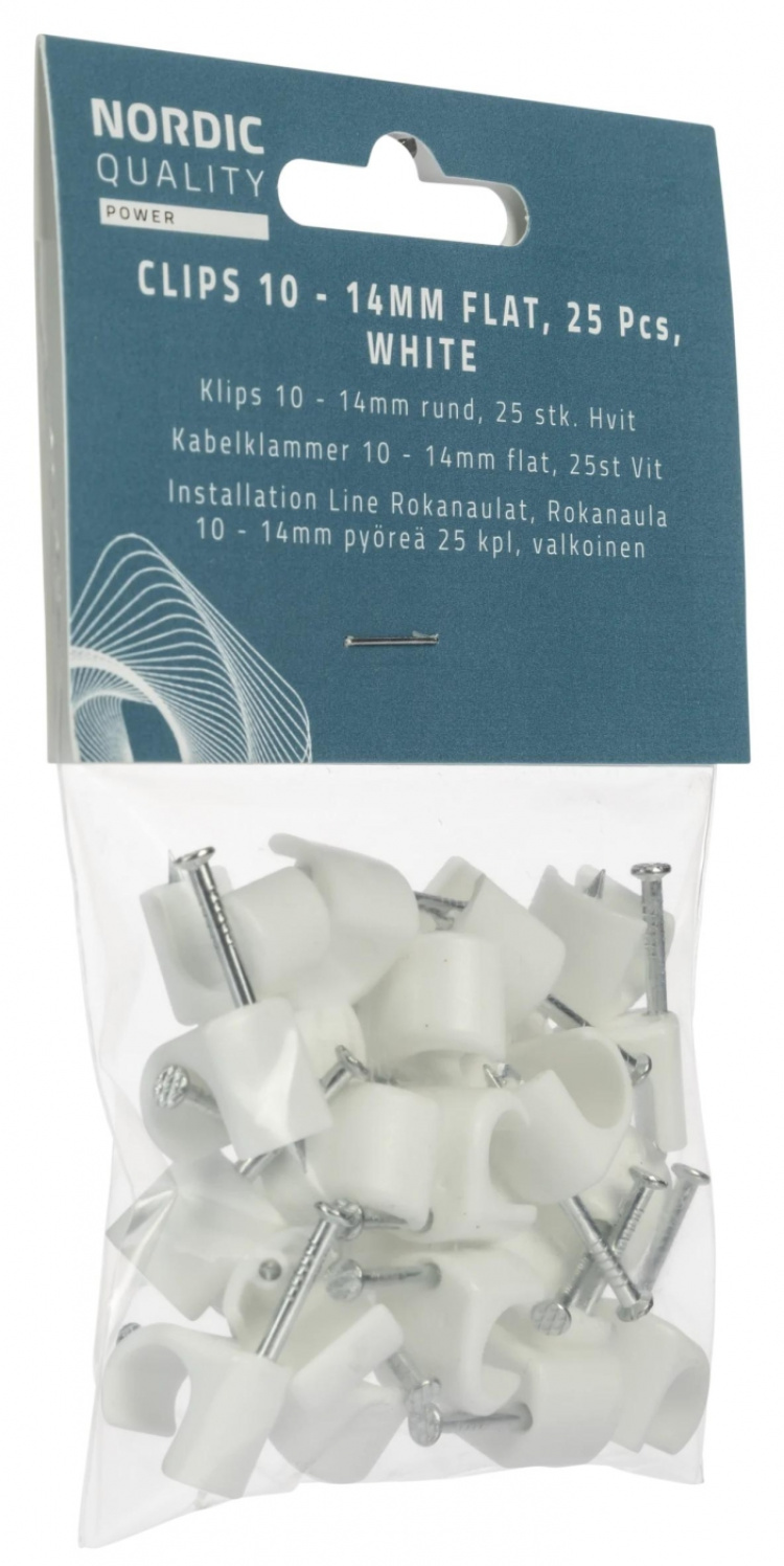 Nordic Quality kabelklipps 10-14mm
