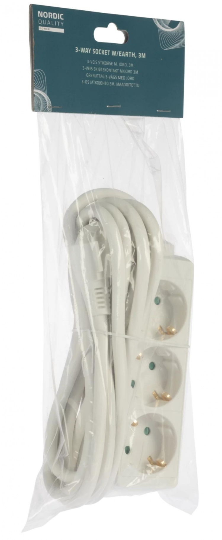 Nordic Quality Grenuttag 3-vägs med jord