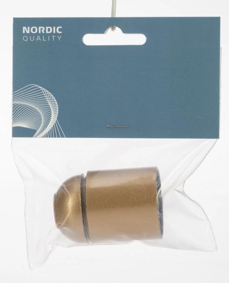 Nordic Quality Lampsockel E27, Brons