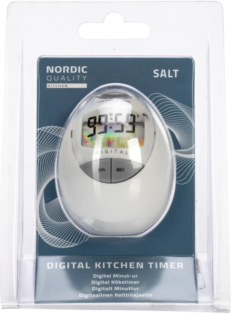Nordic Quality Salt Digital Kitchen timer