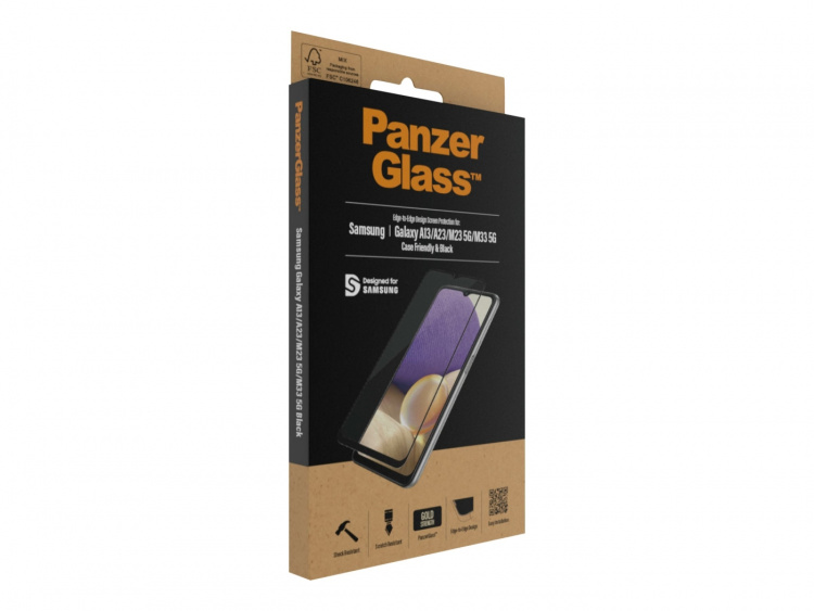 PanzerGlass Skærmbeskytter Sort Transparent Samsung Galaxy A13 PanzerGlass Skærmbeskytter Sort Transparent Samsung Galaxy A13
