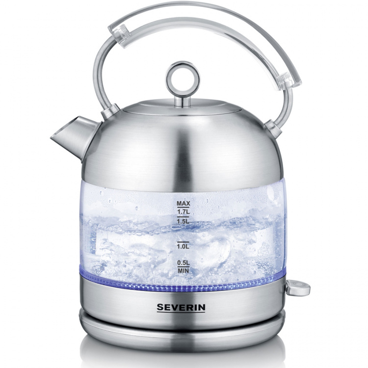 Severin Vattenkokare Borstatstål/Glas 1,7L 2400w Severin Vattenkokare Borstatstål/Glas 1,7L 2400w
