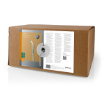 Nedis Netværkskabel Roll | CAT6 | Solid | F/UTP | CCA | 305.0 m | Indendørs | Runde | PVC | Grå | Trækboks