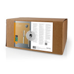 Nedis Netværkskabel Roll | CAT6 | Solid | U/UTP | Kobber | 305.0 m | Indendørs | Runde | LSZH | Grå | Trækboks