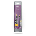 Nedis USB-kabel | USB 2.0 | USB-A Han | USB Micro-B han | 480 Mbps | Guldplateret | 1.00 m | Runde | PVC | Antracit | Box