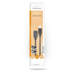 Nedis USB-kabel | USB 2.0 | USB-A Han | USB-A Hun | 480 Mbps | Nikkelplateret | 2.00 m | Runde | PVC | Sort | Box