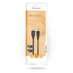 Nedis USB-kabel | USB 3.2 Gen 1 | USB-A Han | USB-B han | 5 Gbps | Nikkelplateret | 2.00 m | Runde | PVC | Sort | Box