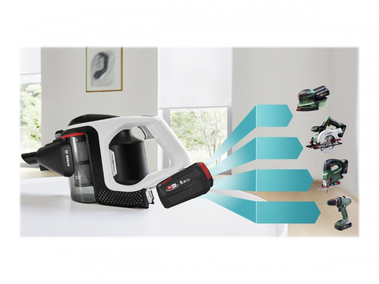 Bosch Series | 8 Unlimited Gen2 BSS825ALL Støvsuger Pind/håndholdt Hvid