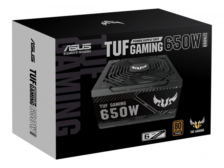 ASUS TUF-GAMING-650B Strømforsyning 650Watt