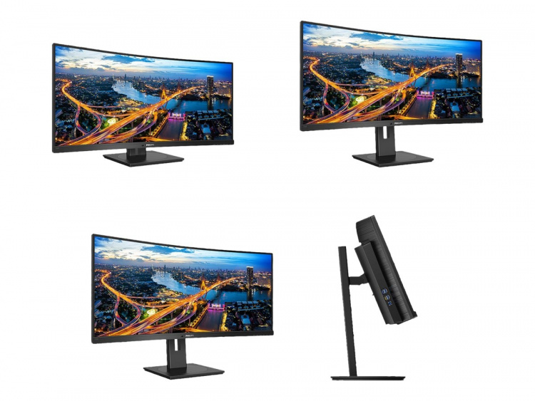 Philips B Line 346B1C 34 3440 x 1440 (UltraWide) HDMI DisplayPort USB-C 100Hz Dockingskærm Philips B Line 346B1C 34 3440 x 1440 (UltraWide) HDMI DisplayPort USB-C 100Hz Dockingskærm