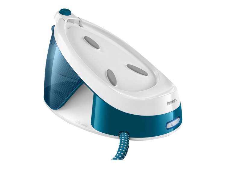 Philips PerfectCare Compact Essential GC6840 Dampstrygejern 2400W Blå Hvid