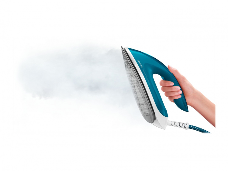 Philips PerfectCare Compact Essential GC6840 Dampstrygejern 2400W Blå Hvid