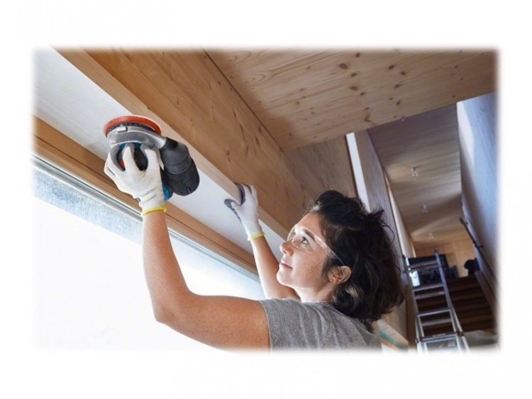 Bosch GEX Professional 18V-125 Sliber med tilfældigt kredsløb Uden batteri Intet batteri