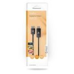 Nedis DisplayPort adapter | DisplayPort Han | HDMI™ Stik | 8K@30Hz | Nikkelplateret | Lige | 1.80 m | Runde | TPE | Sort | Box