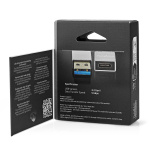 Nedis USB-A Adapter | USB 3.2 Gen 1 | USB-A Han | USB-C™ Hun | 5 Gbps | Runde | Nikkelplateret | Sølv | Cover Window Box