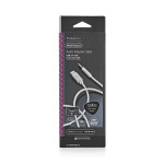 Nedis USB-C™ Adapter | USB 2.0 | USB-C™ Han | 3.5 mm Hanstik | 1.00 m | Runde | Guldplateret | Flettet / Nylon | Aluminium | Cover Window Box Nedis USB-C™ Adapter | USB 2.0 | USB-C™ Han | 3.5 mm Hanstik | 1.00 m | Runde | Guldplateret | Flettet / Nylon | Aluminium | Cover Window Box