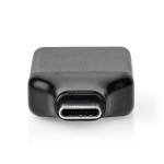 Nedis USB-C™ Adapter | USB 3.2 Gen 1 | USB-C™ Han | HDMI ™ -udgang | 4K@60Hz | Runde | Nikkelplateret | Grå / Sort | Box
