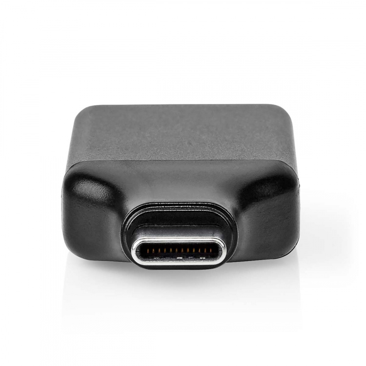 Nedis USB-C™ Adapter | USB 3.2 Gen 1 | USB-C™ Han | HDMI ™ -udgang | 4K@60Hz | Runde | Nikkelplateret | Grå / Sort | Box